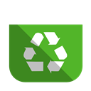 recycling bin full icon